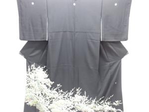 魚津誠作　本場加賀友禅　松梅に尾長鳥模様留袖(比翼付き)